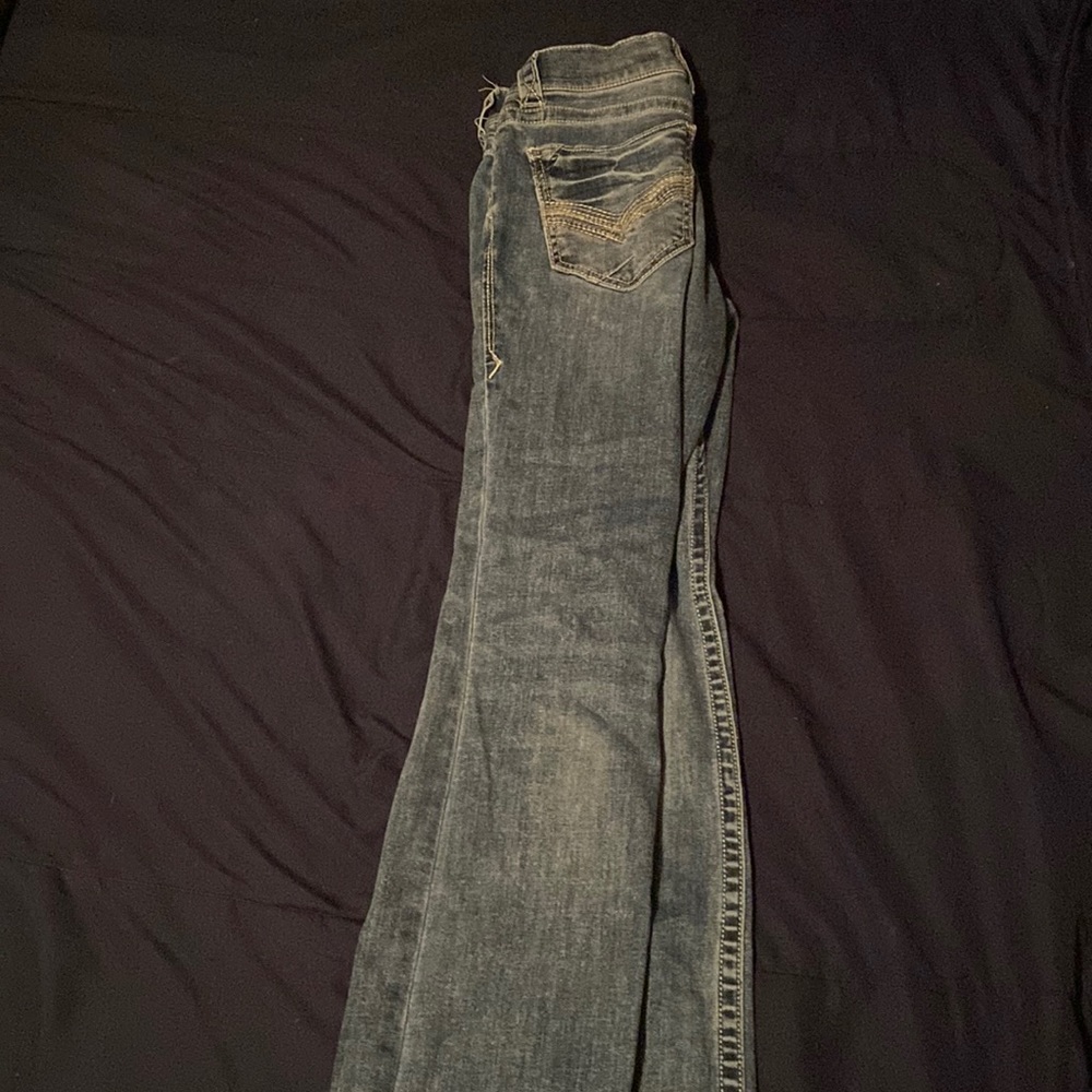 Buckle Black Bootleg Jeans